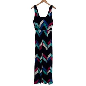 Chevron Maxi Dress